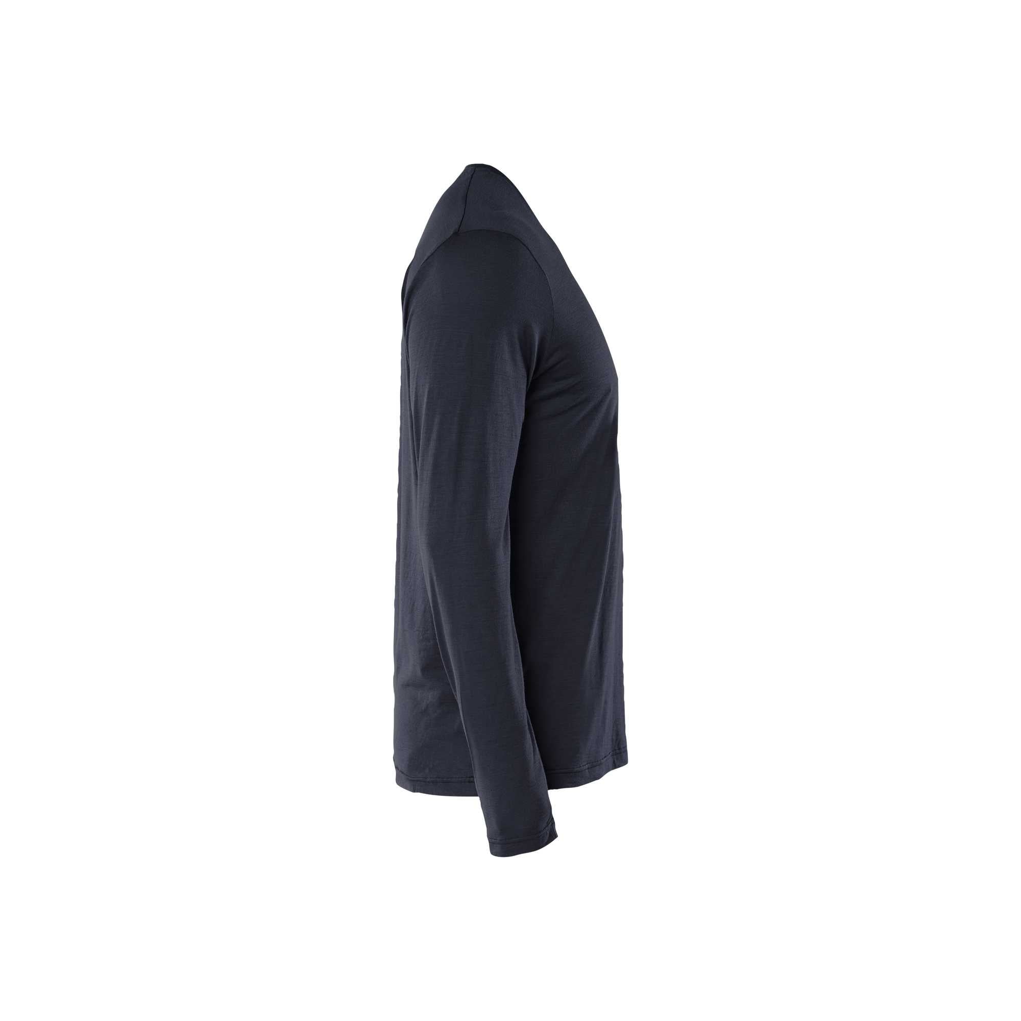 BLAKLADER 35381743 Long sleeved Merino Wool T shirt Long Sleeve Work T-Shirt MEN - 85% Merino Wool